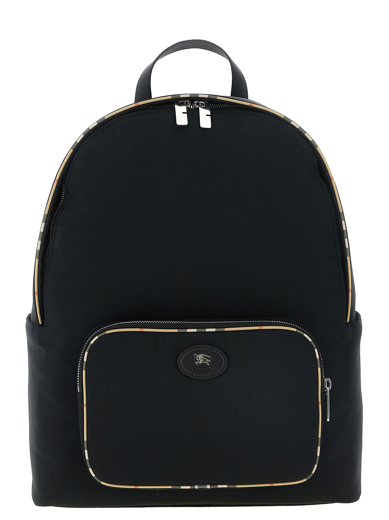 Burberry Black Polyester Backpack