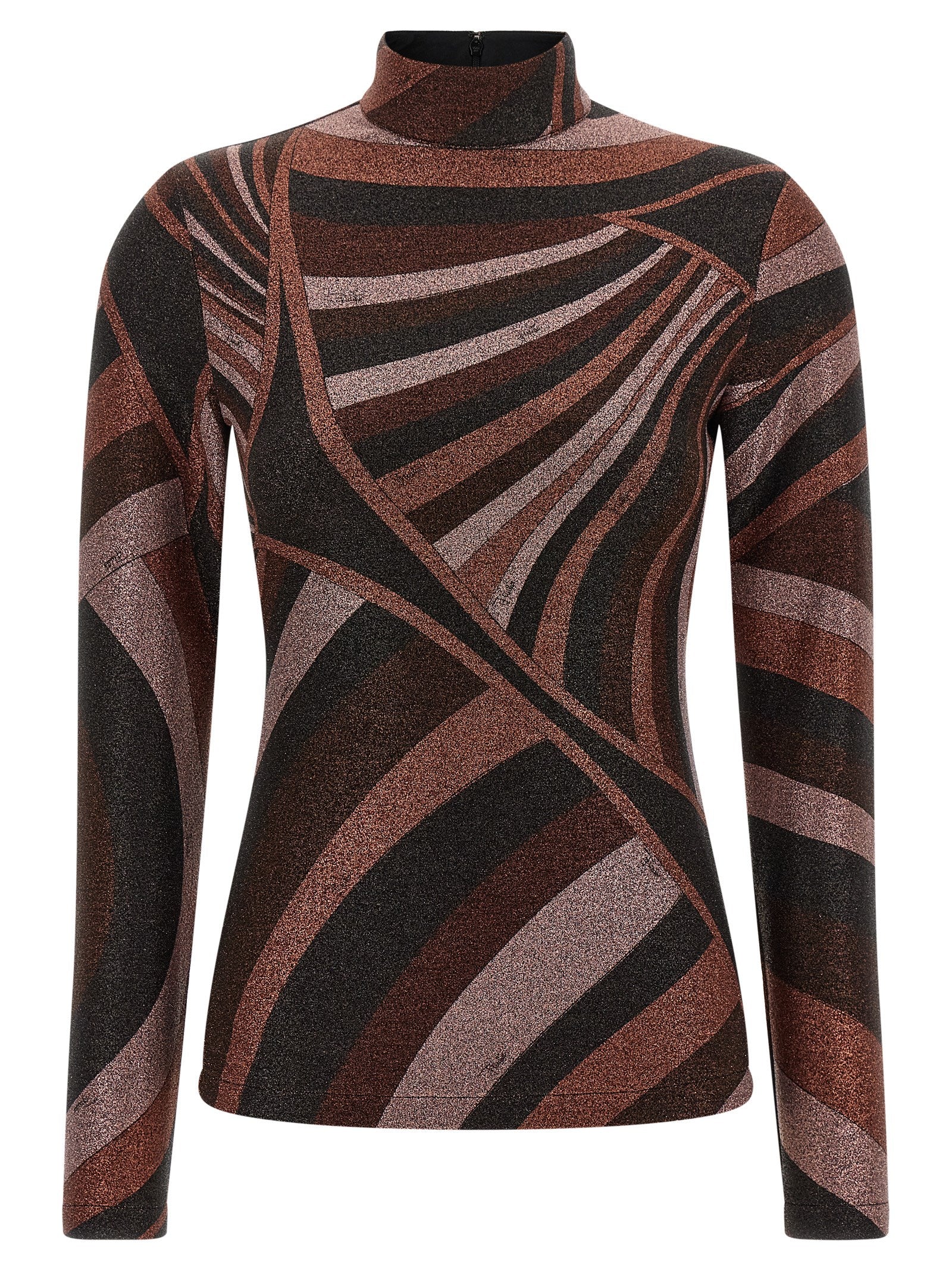 Emilio Pucci Bordeaux Polyamide Cardigan