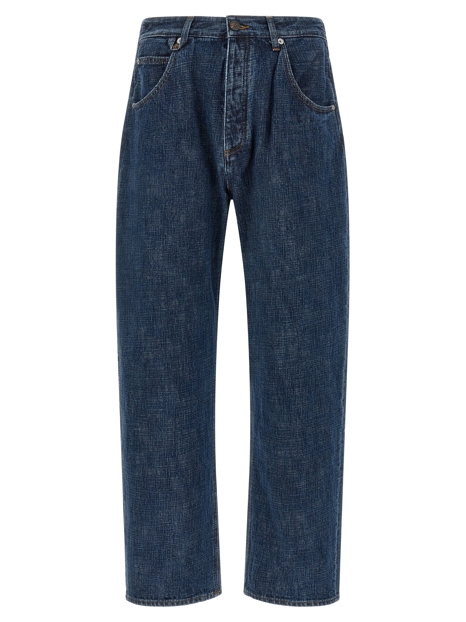 Jacquemus Blue Organic Cotton Relaxed Fit Jeans