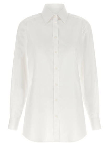 Dolce & Gabbana White Cotton Blouse