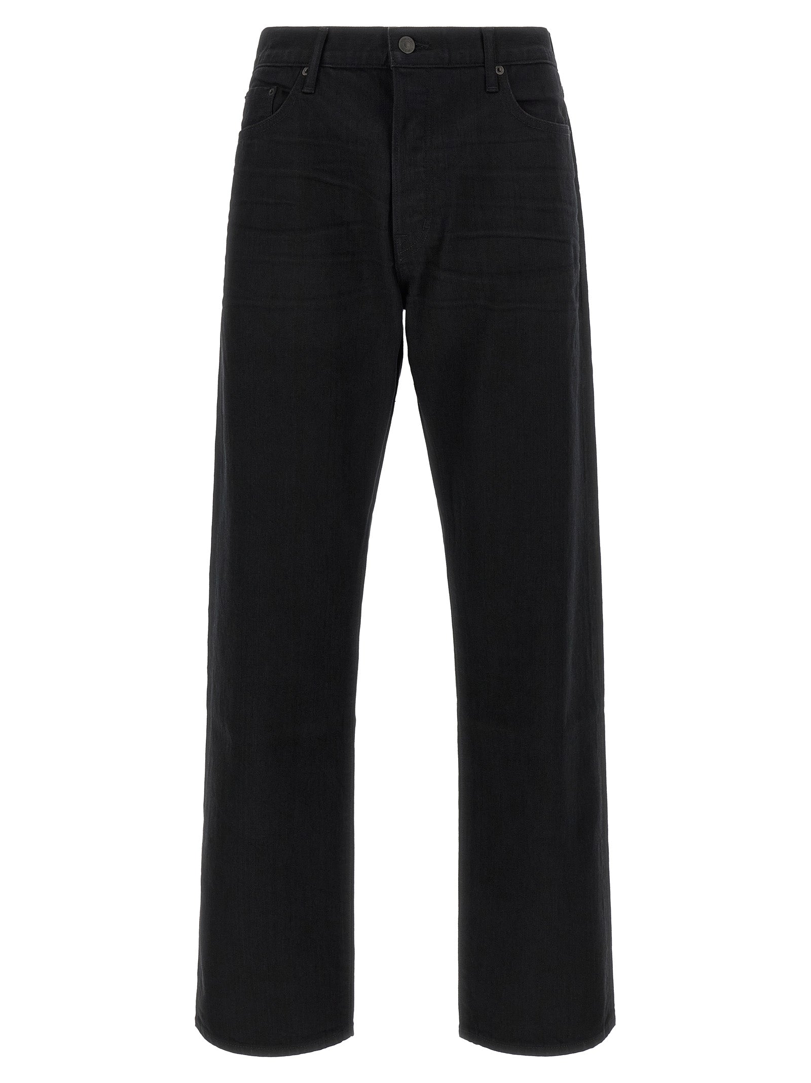 Tom Ford Black Cotton Straight-Leg Jeans