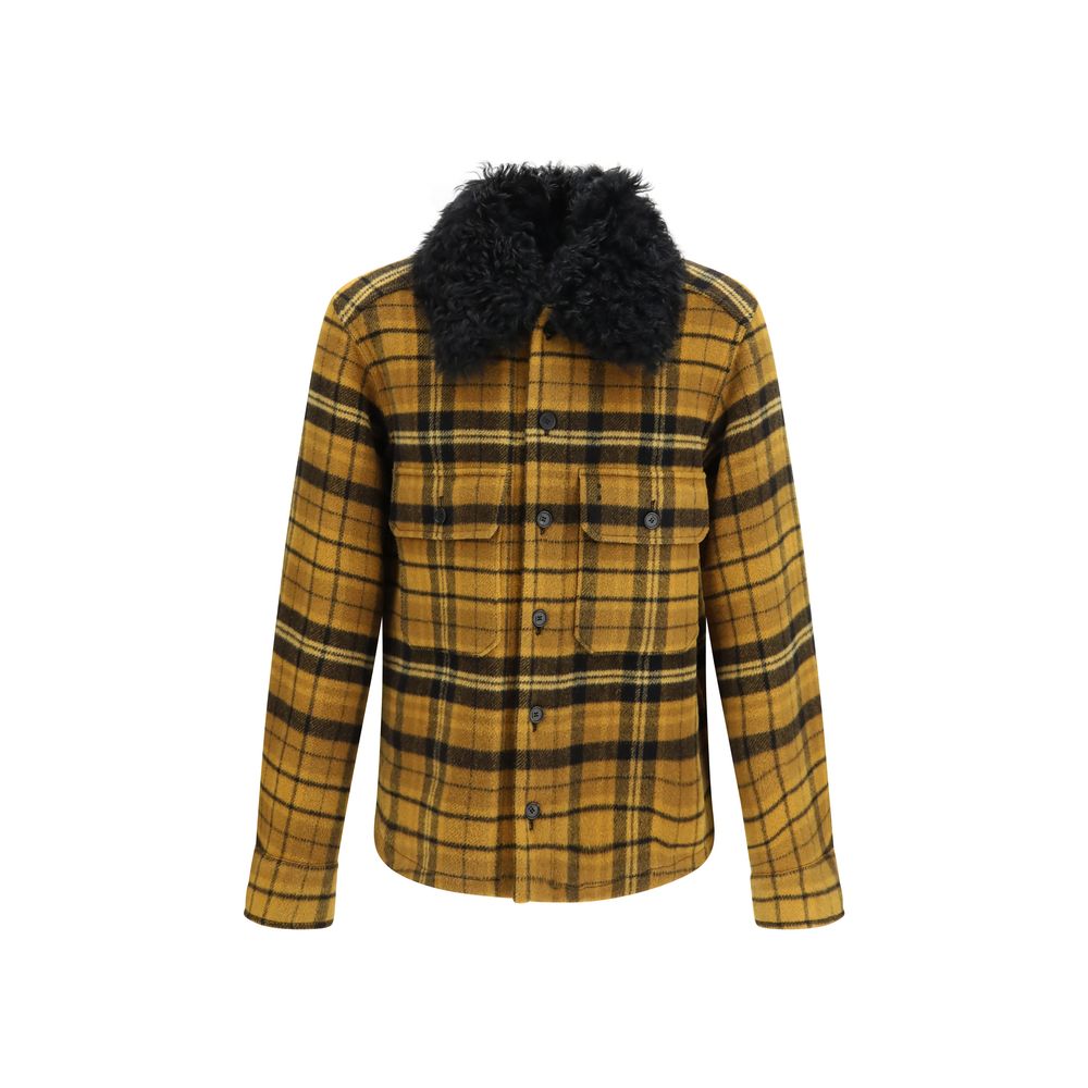 Fendi Checked Wool-Blend Blouson Jacket – Multicolour