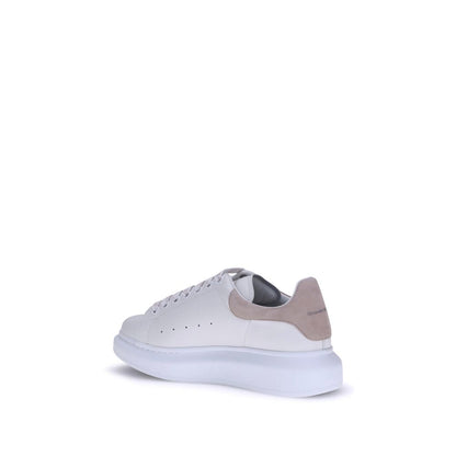 Alexander McQueen Calf Leather Platform Sneakers – White