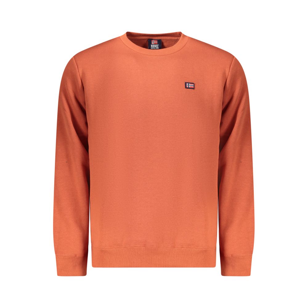Norway 1963 Orange Cotton Men Sweater