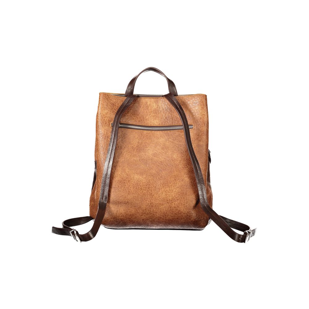Desigual DE-47988 brown polyurethane backpack for women