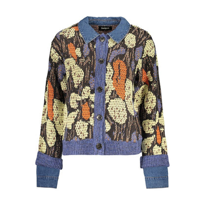 Desigual Blue Viscose Women's Sweater