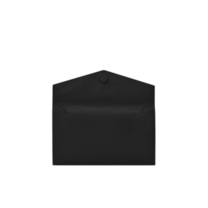 Black Saint Laurent leather clutch
