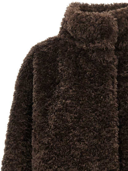 Herno Brown Polyester Full-Length Jacket