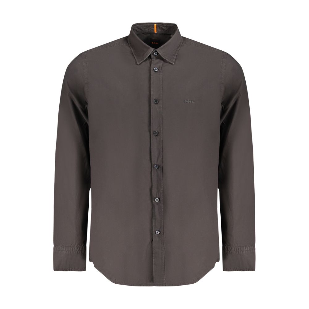 Hugo Boss Black Cotton Men's Shirt