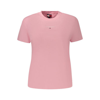 Tommy Hilfiger T-shirt i bomuldsblanding til kvinder – pink