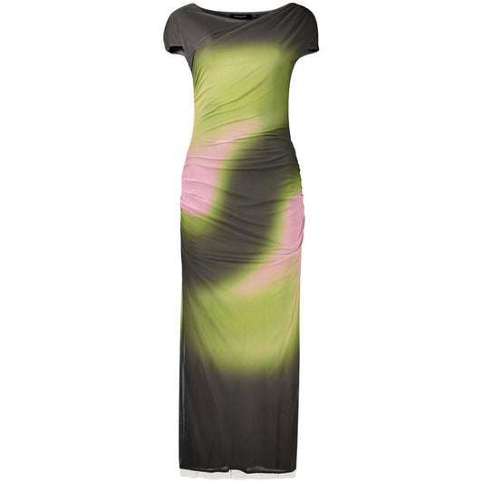 Desigual Sleeveless Patterned Dress – Green