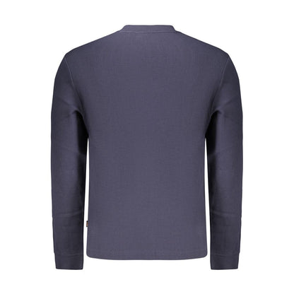 Hugo Boss Blue Cotton Mens Shirt