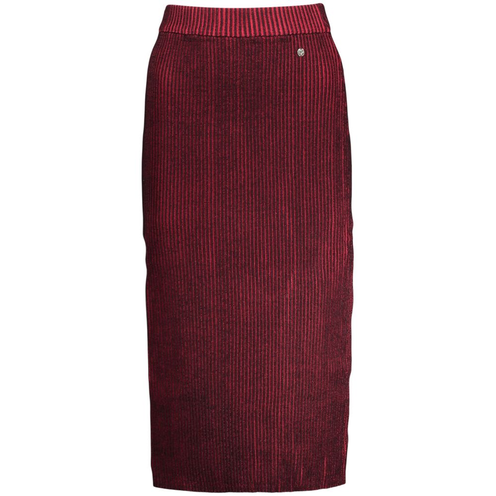 Red Desigual long skirt in viscose blend