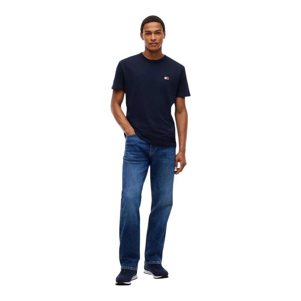 Tommy Hilfiger Jeans Blue Recycled Cotton T-Shirt