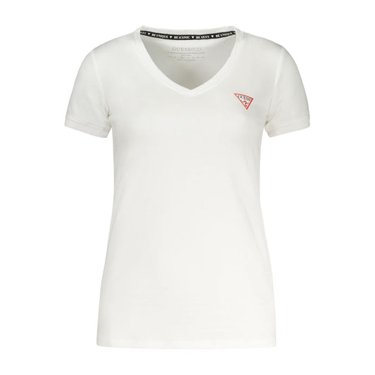 Guess Jeans Bianco Cotton Women T-Shirt