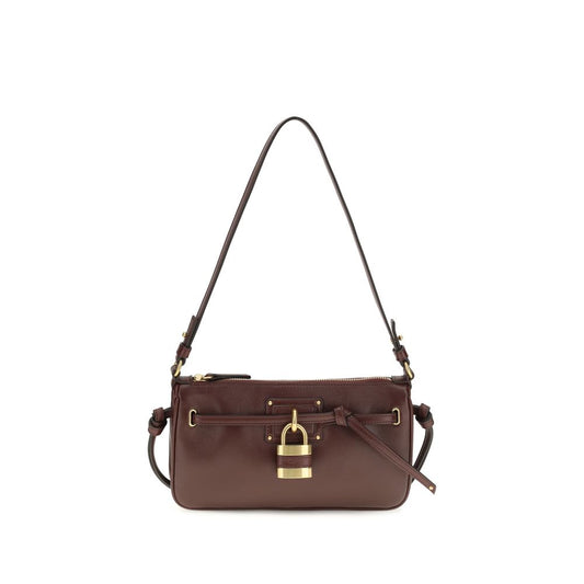Chloé Bordeaux Calf Leather Bos Taurus Shoulder Bag