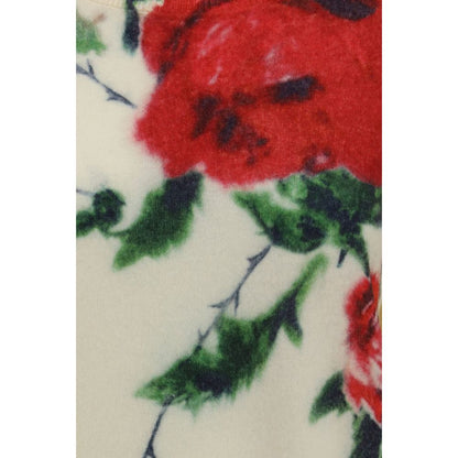 Blumarine Rose-Print Sweater – Beige