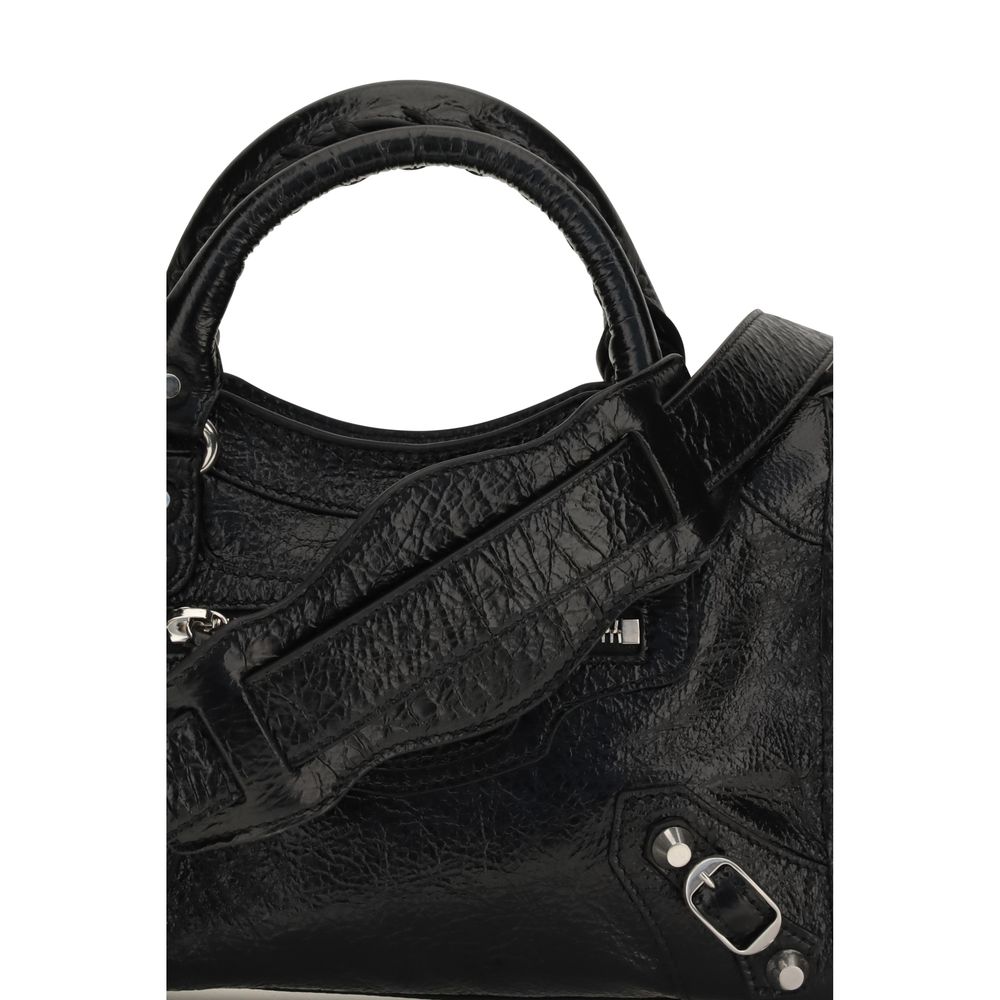 Balenciaga Black Lamb Ovis Aries Shoulder Bag