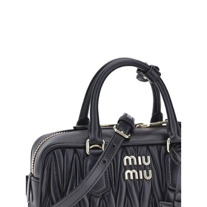 Miu Miu Black Lamb Ovis Aries Handbag