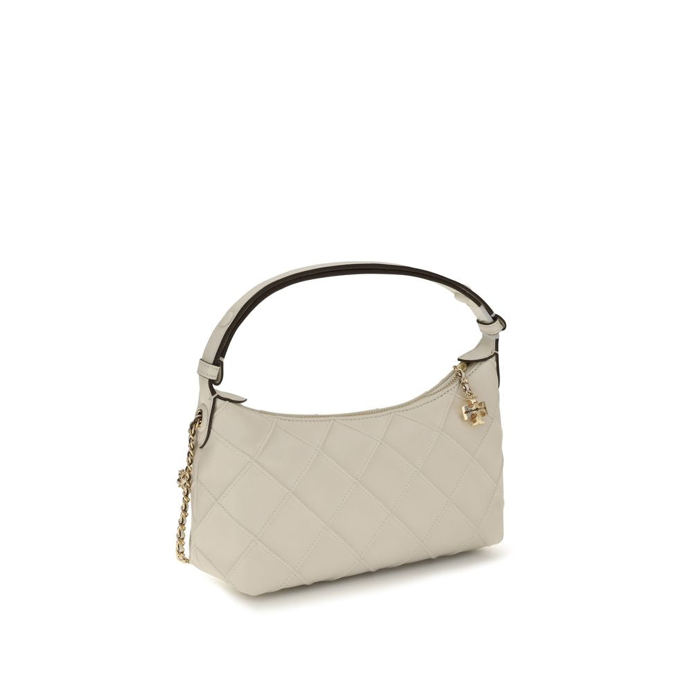 Tory Burch Fleming Clutch – Beige Calf Leather
