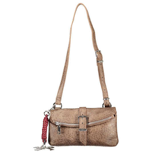 Desigual Mone Micro Clutch Bag – Brown