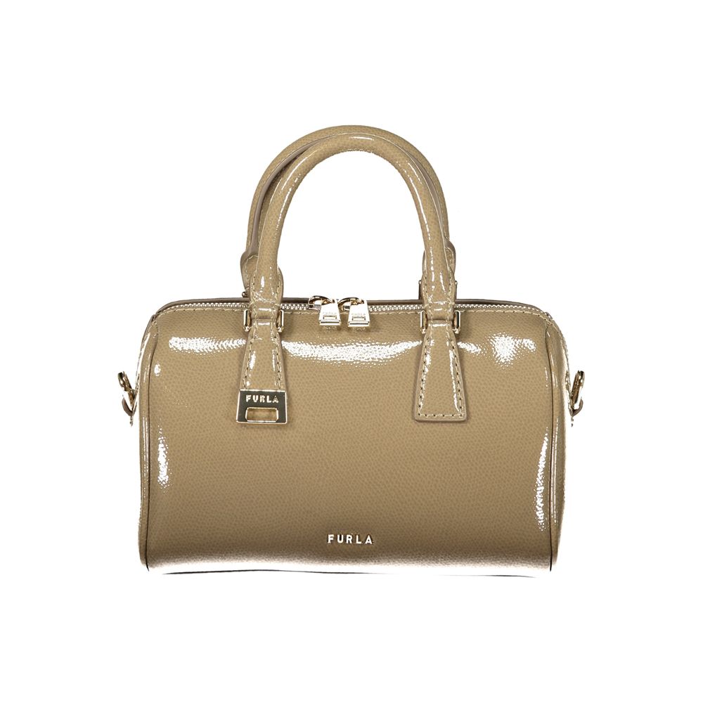 Furla Olivia Mini leather Boston bag – green