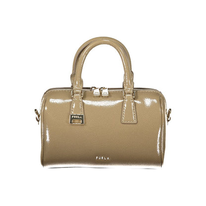 Furla Olivia Mini leather Boston bag – green