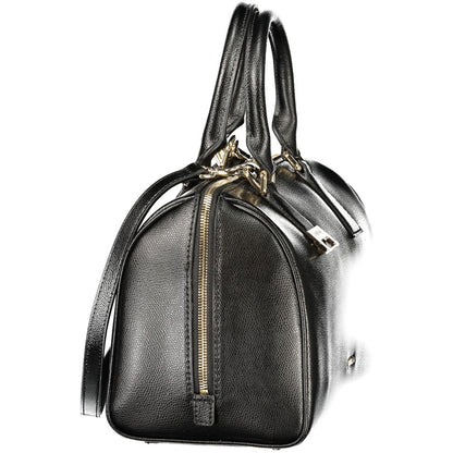 Furla Olivia M leather Boston bag – black