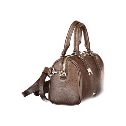 Furla Olivia Mini leather Boston bag – brown
