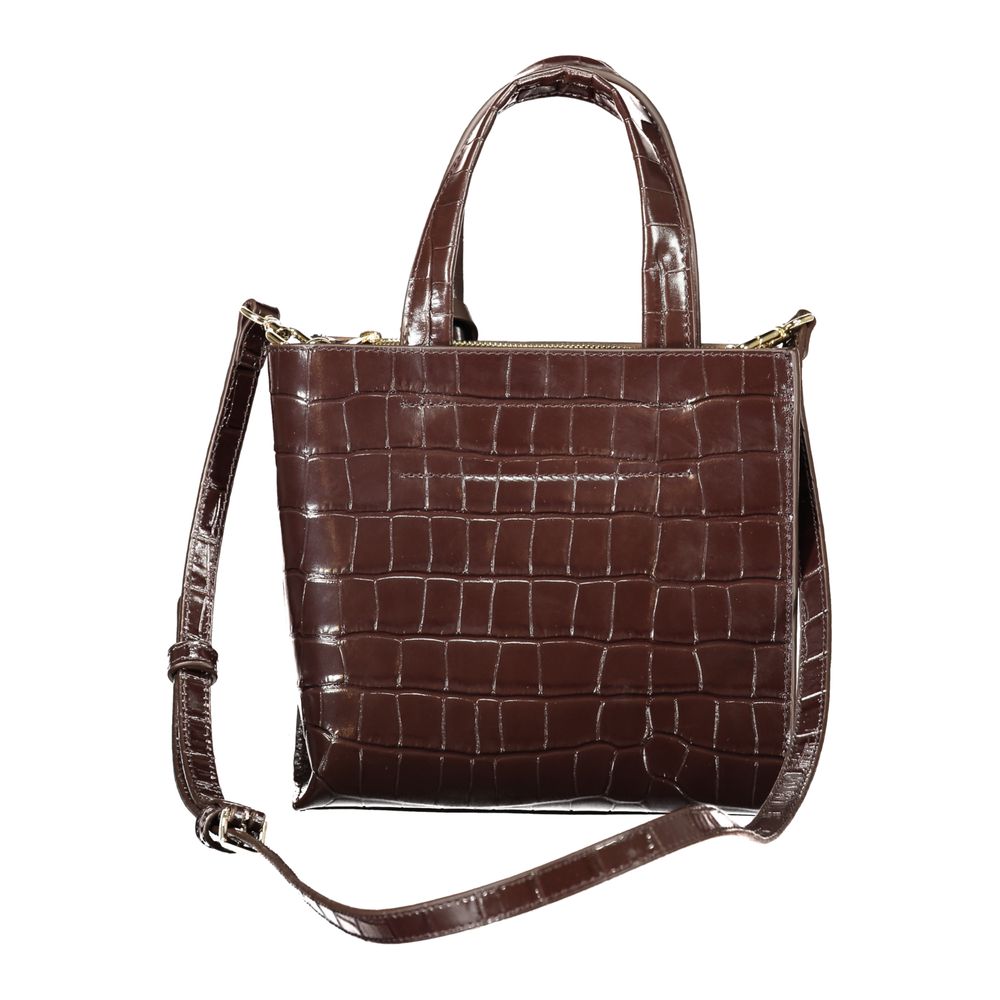 Furla Divide It Mini leather tote bag – brown
