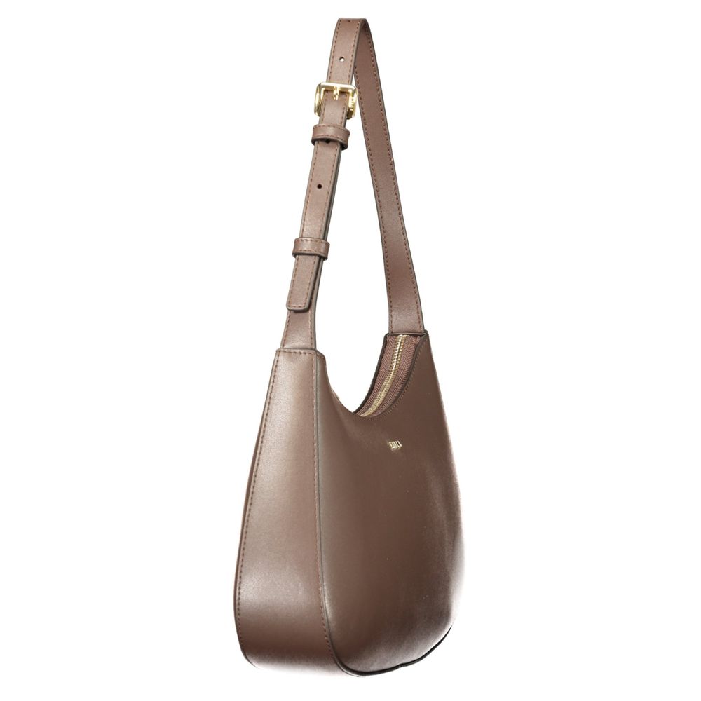 Furla Margot S leather shoulder bag – brown