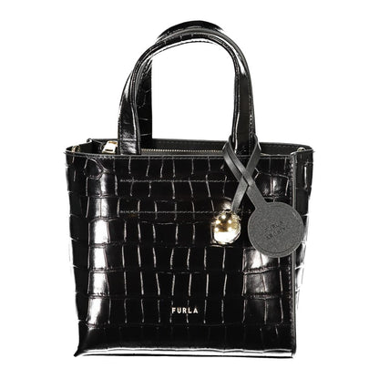 Furla Divide It Mini Handbag – Black Leather