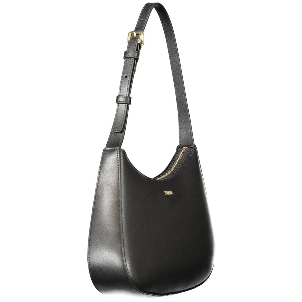 Furla Margot S leather shoulder bag – black