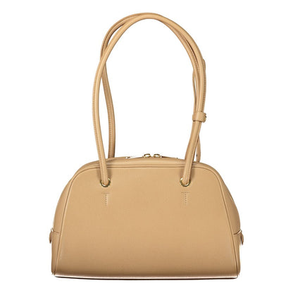 Furla Poppy M Dome Handbag – Beige Leather