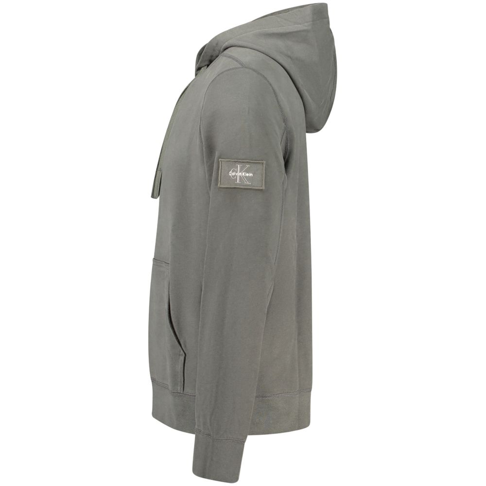 Calvin Klein cotton hoodie – green