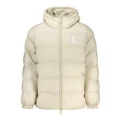 Calvin Klein recycled-nylon shell jacket – beige