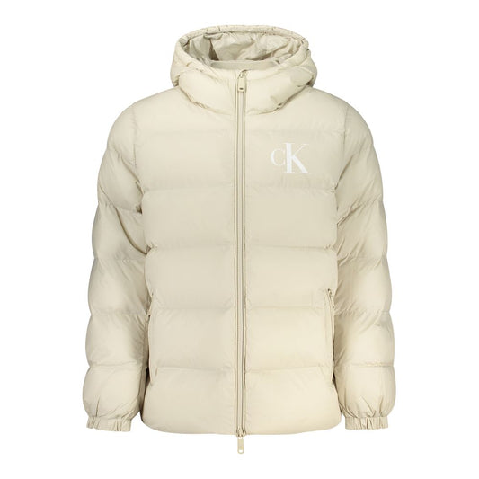 Calvin Klein recycled-nylon shell jacket – beige