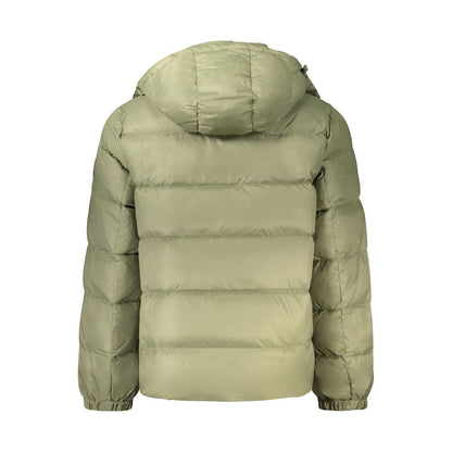 Calvin Klein full-length nylon jacket – green