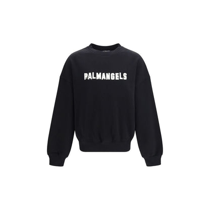 Palm Angels Black Cotton Sweatshirt