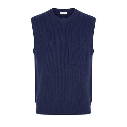Malo Blue Wool Men's Sweater