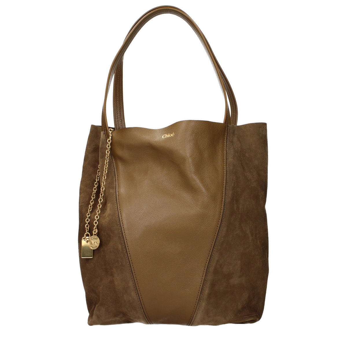 Chloé Suede Shoulder Bag – Brown (CH25WS811Q7620V)