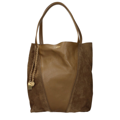 Chloé Suede Shoulder Bag – Brown (CH25WS811Q7620V)