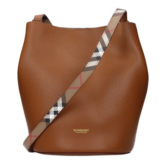 Burberry Brown Leather Crossbody Bag – 8121437