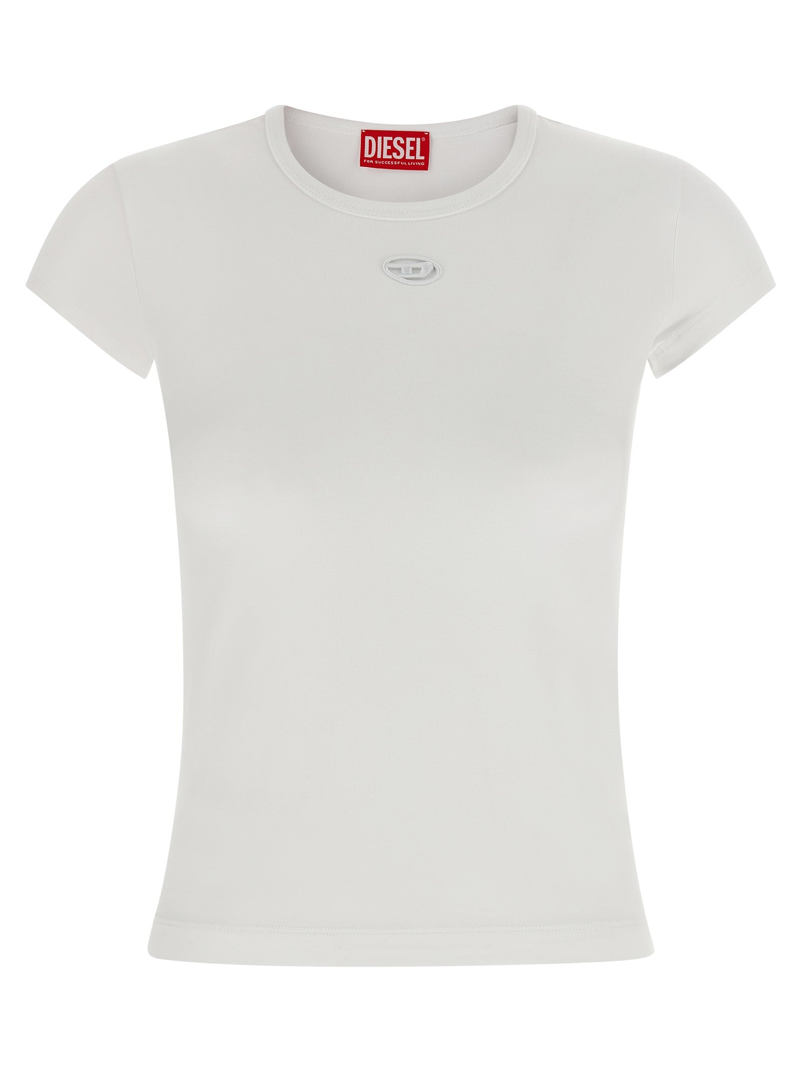Diesel White Cotton T-Shirt