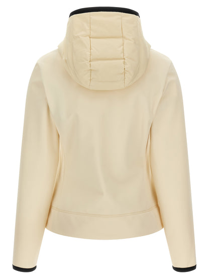 Moncler Grenoble White Polyamide Cardigan