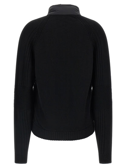 Moncler Grenoble Black Polyamide Cardigan