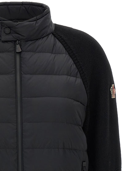 Moncler Grenoble Black Polyamide Cardigan