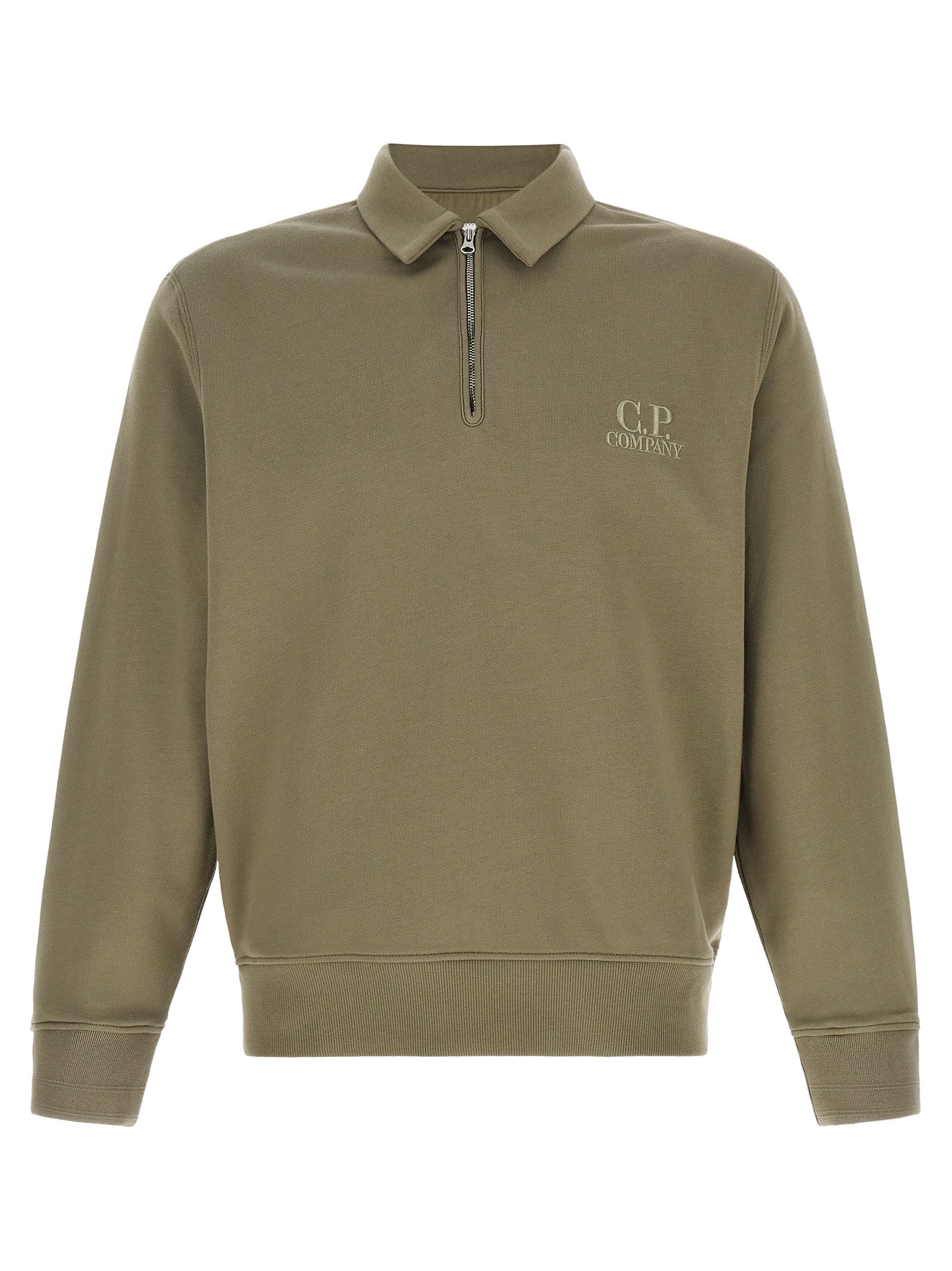 C.P. Company Gray Cotton Sweatshirt