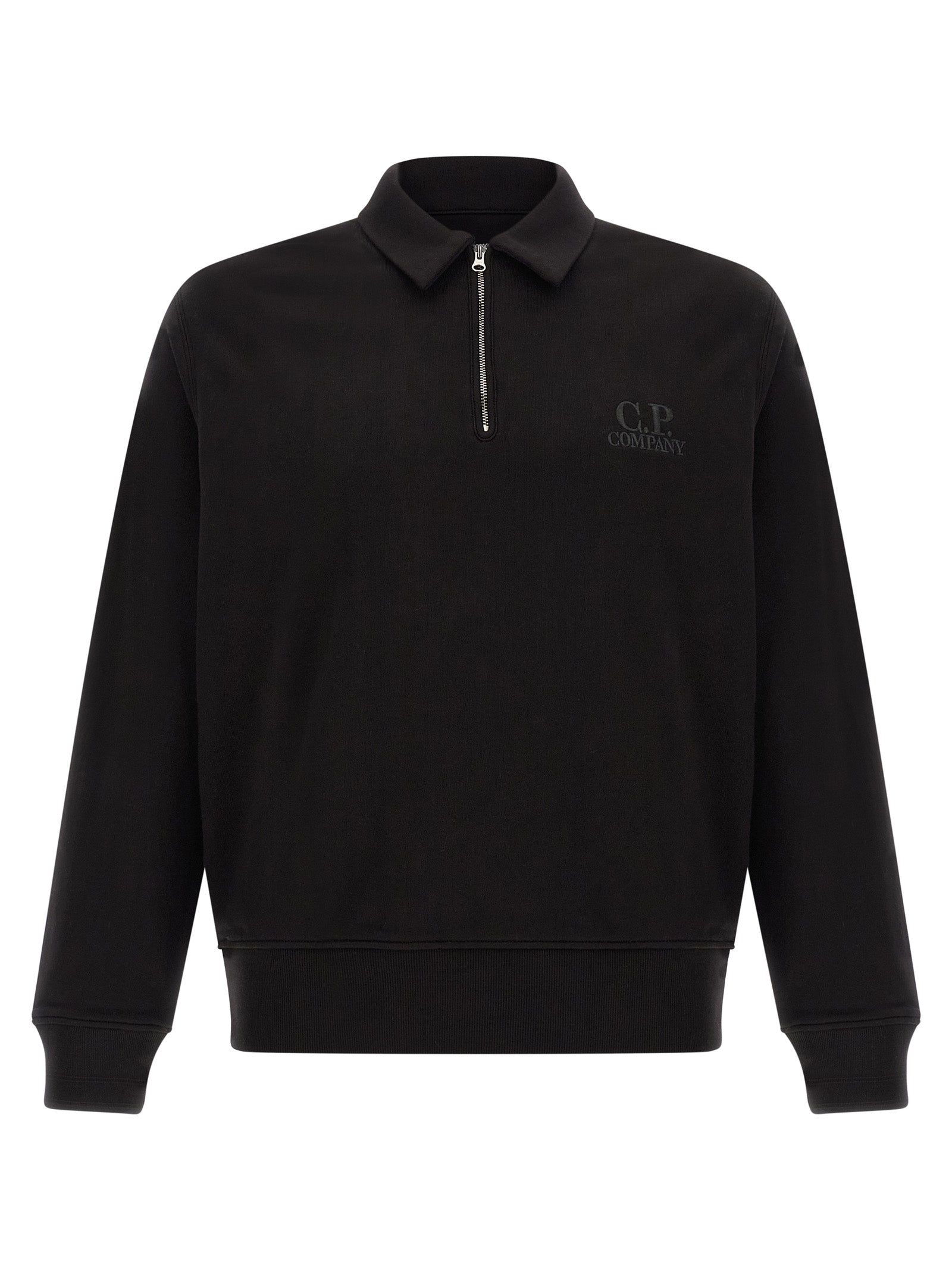 C.P. Company Black Cotton Sweatshirt