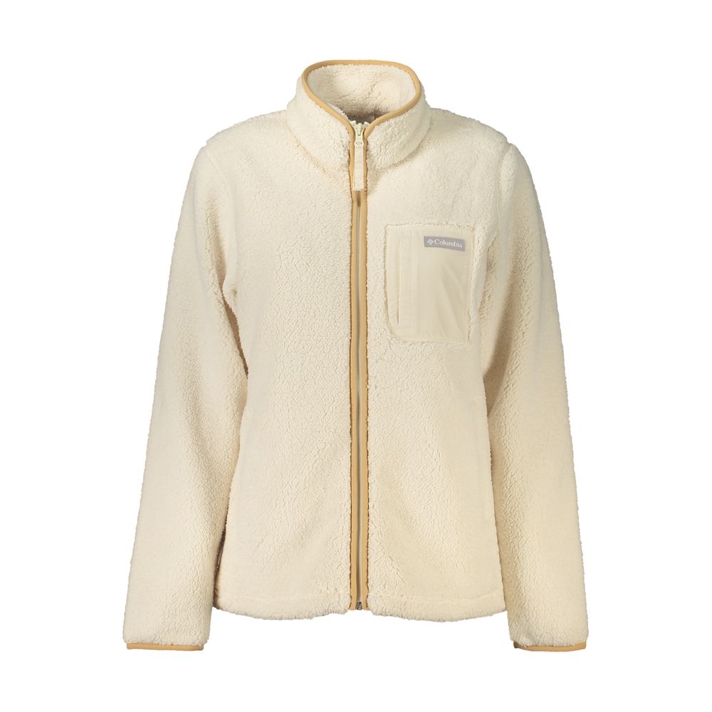 Columbia White Polyester Women's Sweatshirt